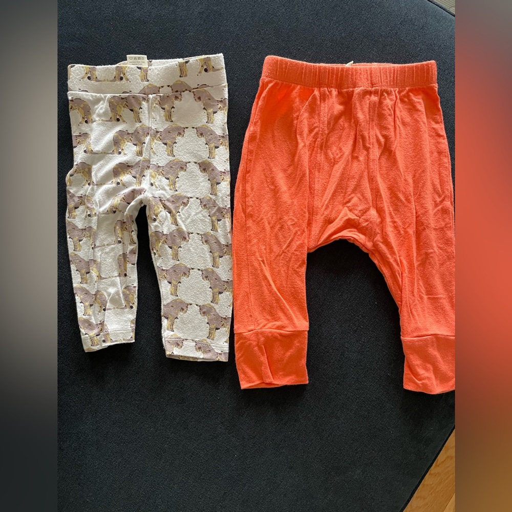 2 pants 6-12mo
